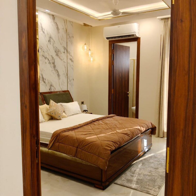 Bedroom, jms-the-majestic 3 Bedroom 1450 Sq.Ft. Builder Floor In Manesar Sector 9 Gurgaon 9098027