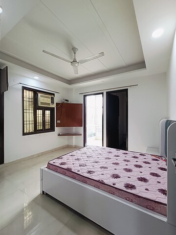 Bedroom in 3 BHK Builder Floor at Freedom Fighters Enclave – for Rent