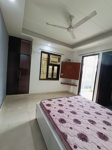 Bedroom in 3 BHK Builder Floor at Freedom Fighters Enclave – for Rent