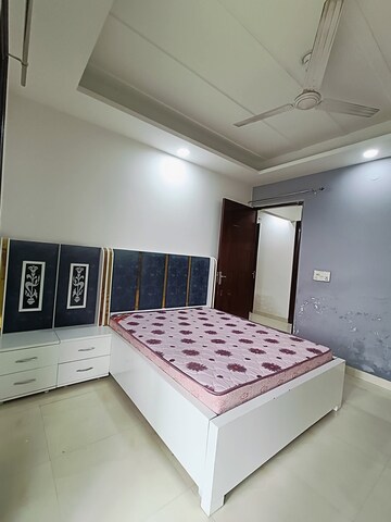 Bedroom in 3 BHK Builder Floor at Freedom Fighters Enclave – for Rent