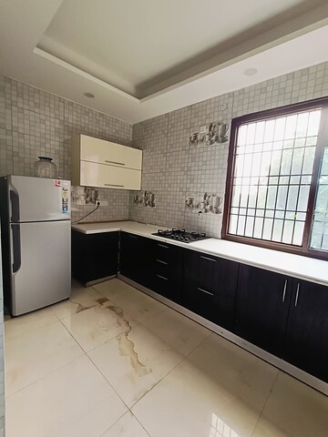 Kitchen in 3 BHK Builder Floor at Freedom Fighters Enclave – for Rent