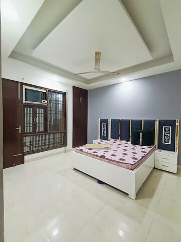 Bedroom in 3 BHK Builder Floor at Freedom Fighters Enclave – for Rent