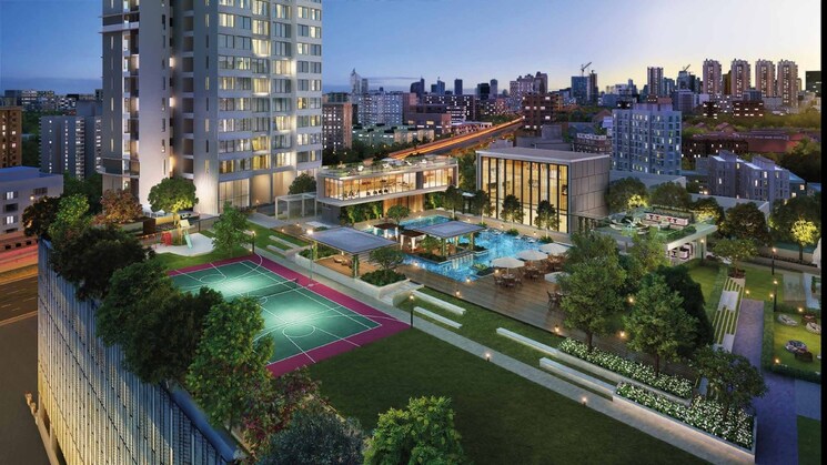 Swimming Pool, peninsula-salsette-27 4 Bedroom 1650 Sq.Ft. Apartment In Byculla Mumbai 9098019