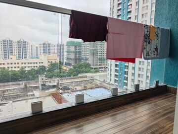 Balcony in 2 BHK Apartment at Megapolis Serenity, Hinjewadi – for Rent