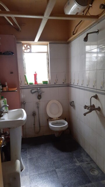 Bathroom in 3 BHK Apartment at Varsha Woodside Villa, Aundh – for Sale
