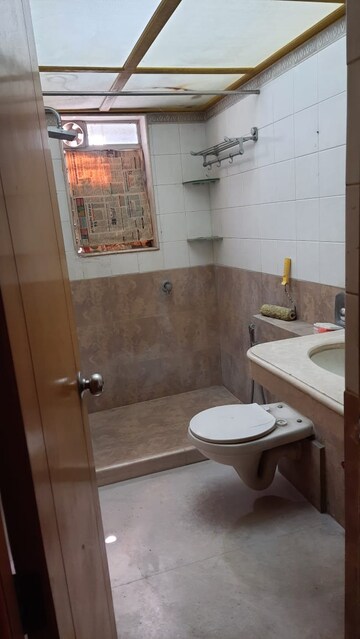 Bathroom in 3 BHK Apartment at Varsha Woodside Villa, Aundh – for Sale
