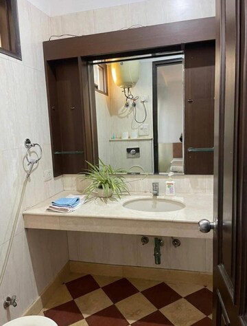 Attached Bathroom in 2 BHK Apartment at Freedom Fighters Enclave – for Rent