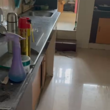 Kitchen in 3.5 BHK Apartment at Church View Apartments, Sector 29 – for Sale