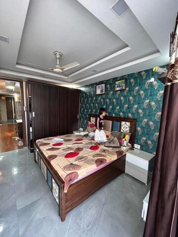 Bedroom in 2 BHK Builder Floor at Freedom Fighters Enclave – for Rent