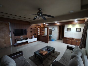 Living Room in 3 BHK Apartment at Goel Ganga Bhagyoday, Sinhagad – for Rent