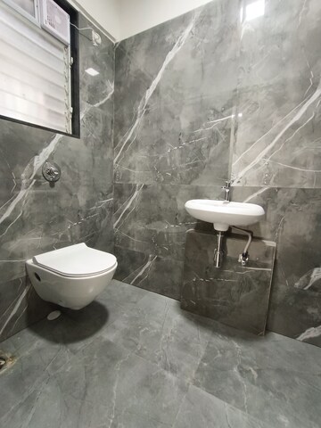 Bathroom in 2 BHK Apartment at Dinaco Darshan CHS, Dahisar West – for Rent