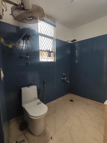 Bathroom in 3 BHK Builder Floor at Freedom Fighters Enclave – for Rent