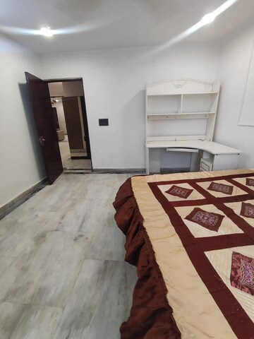 Bedroom in 3 BHK Builder Floor at Freedom Fighters Enclave – for Rent