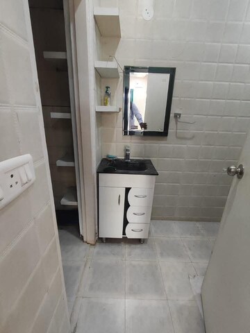 Bathroom in 3 BHK Builder Floor at Freedom Fighters Enclave – for Rent