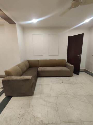 Living Room in 3 BHK Builder Floor at Freedom Fighters Enclave – for Rent