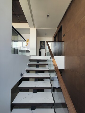 Staircase in 4 BHK Apartment at Bopal – for Rent