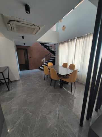 Dining area in 4 BHK Apartment at Bopal – for Rent
