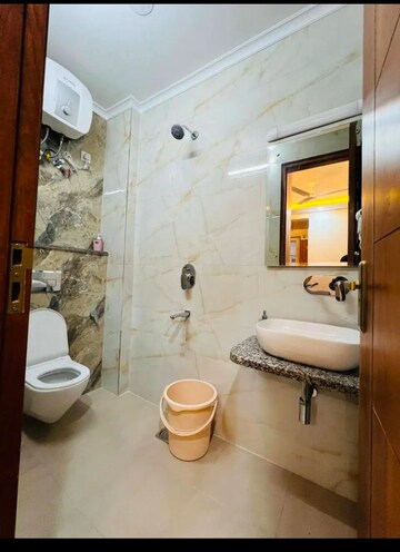 Bathroom in Studio Builder Floor at Saket – for Rent