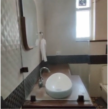Bathroom in 2 BHK Builder Floor at Lajpat Nagar ii – for Rent