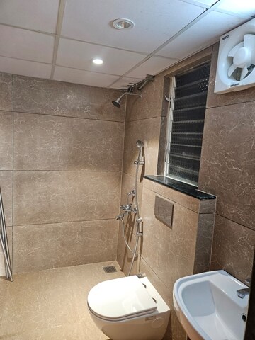 Bathroom in 3 BHK Apartment at Goel Ganga Carnation, Koregaon Park – for Rent