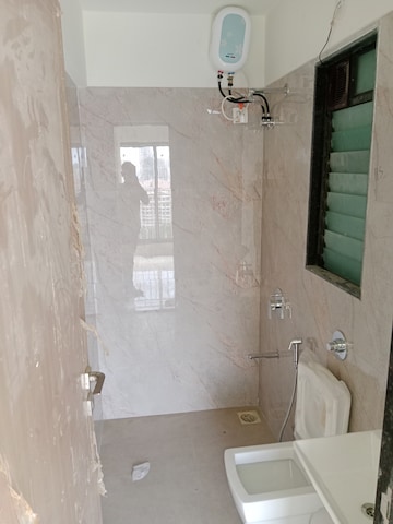 Bathroom in 1 BHK Apartment at Oxford Navrang Crystal, Goregaon West – for Rent