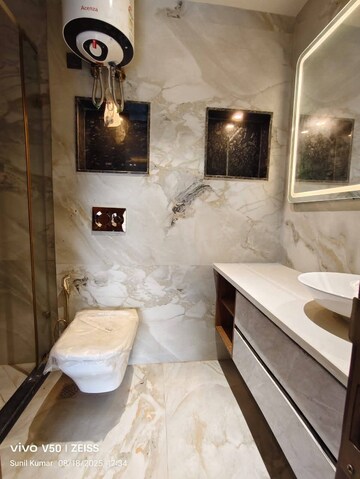 Bathroom in 3 BHK Builder Floor at Saket – for Rent