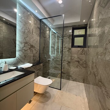 Kitchen in 3.5 BHK Apartment at Hero Homes Palatial, Tek Chand Nagar – for Sale
