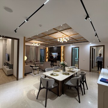 Living Room in 3.5 BHK Apartment at Hero Homes Palatial, Tek Chand Nagar – for Sale