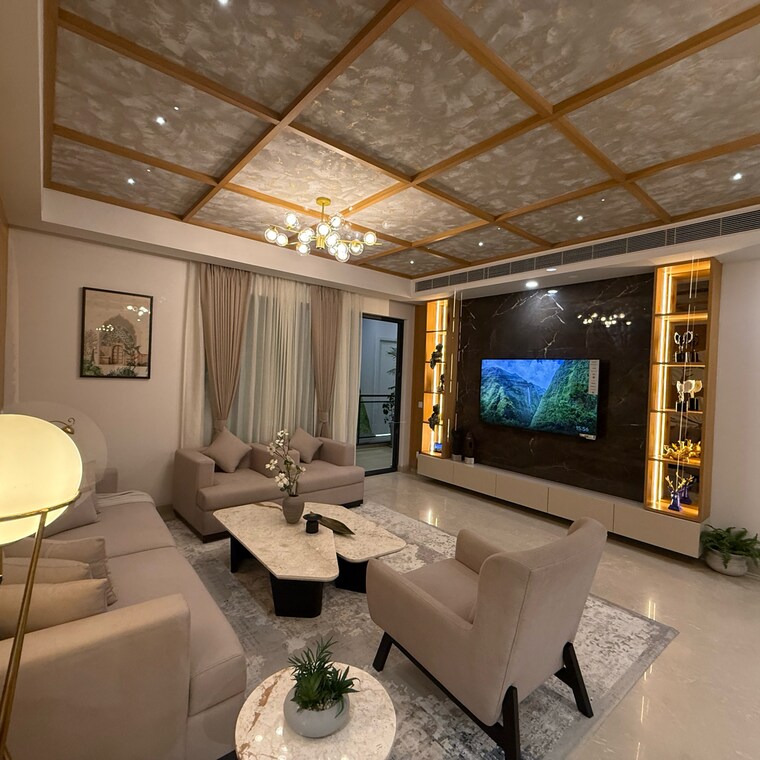 Living Room, hero-homes-palatial 3.5 Bedroom 2833 Sq.Ft. Apartment In Tek Chand Nagar Gurgaon 9098761
