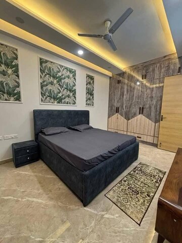 Bedroom in 3 BHK Builder Floor at Freedom Fighters Enclave – for Rent