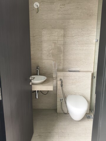 Bathroom in 3 BHK Apartment at Oberoi Sky City, Borivali East – for Rent