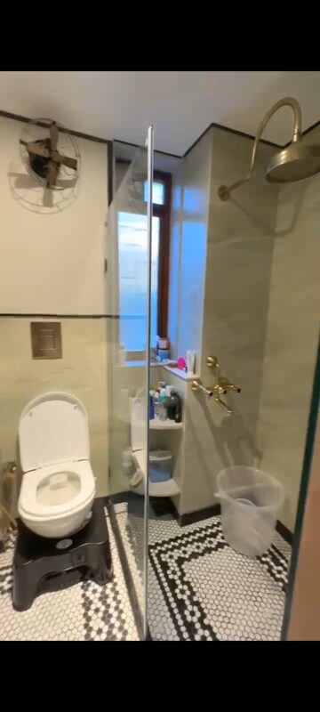 Bathroom in 1 BHK Apartment at Tranquility Apartments, Andheri West – for Rent