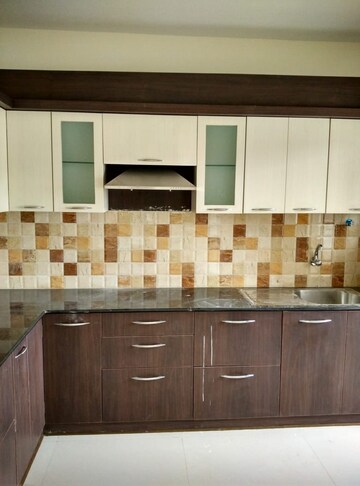Kitchen in 3 BHK Apartment at R R Dheeraj LakeFront, Dasarahalli Main Road – for Sale
