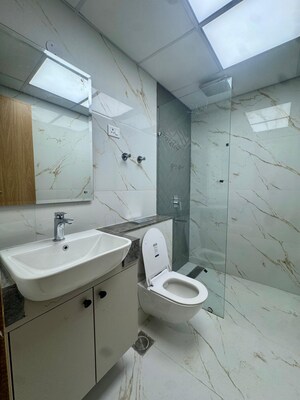 Bathroom in 3 BHK Apartment at M3M Sky City, Sector 65 – for Sale