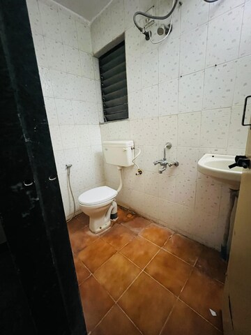 Bathroom in 2 BHK Apartment at Tanishq Apartment, Kharadi – for Rent