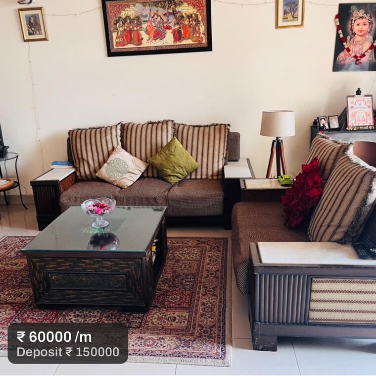 Living Room, aba-orange-county 3 Bedroom 1566 Sq.Ft. Apartment In Ahinsa Khand 1 Ghaziabad 9099115