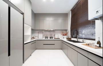 Kitchen in 3 BHK Apartment at Adani Ten BKC, Gandhi Nagar – for Sale