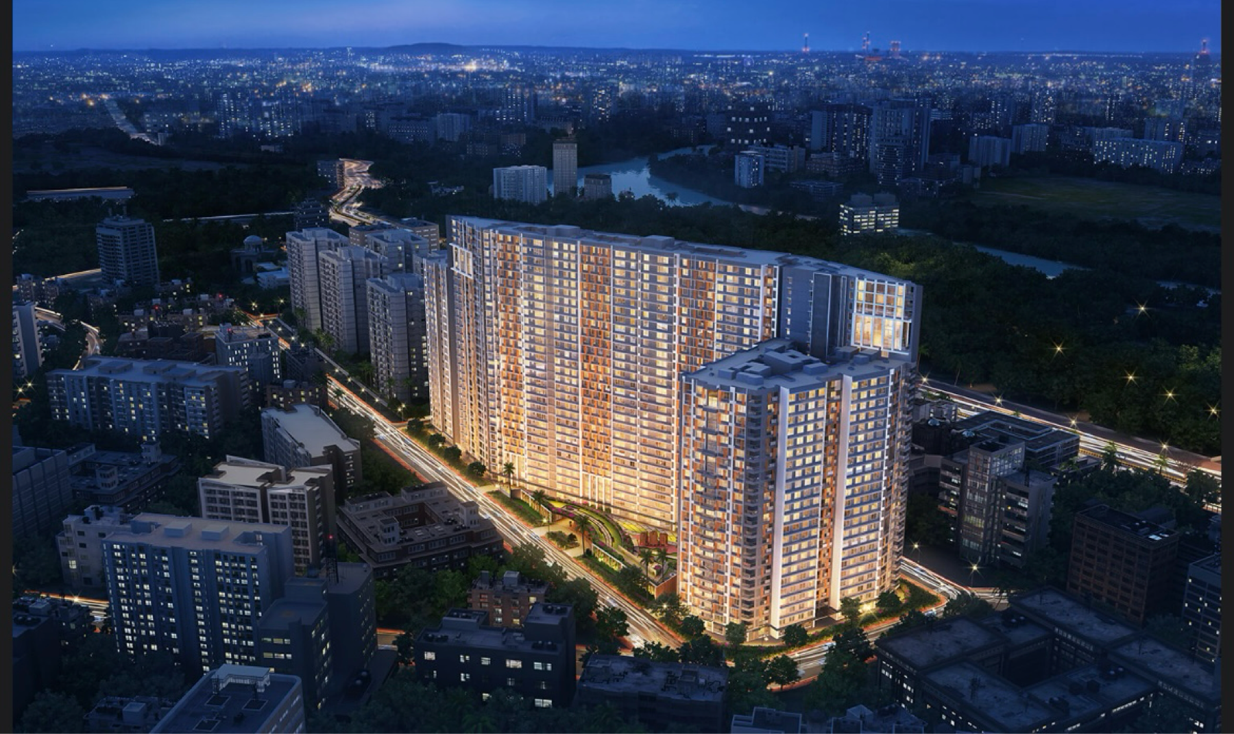 3 BHK 1236 Sq.Ft. Apartment in Adani Ten BKC