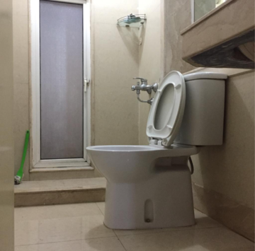 Bathroom in 3 BHK Apartment at Hiranandani Gardens Octavius, Hariom Nagar – for Rent