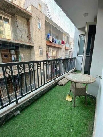 Balcony in 1 BHK Builder Floor at Paryavaran Complex – for Rent