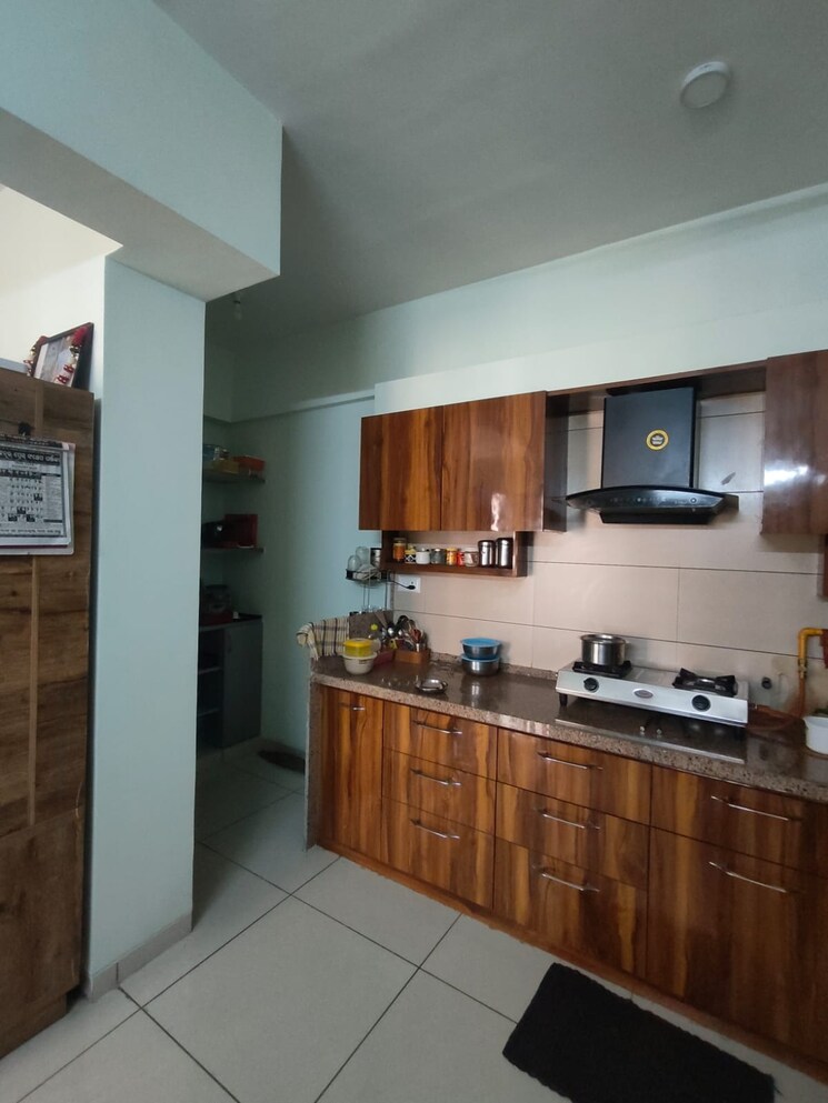 Kitchen, sun-atmosphere 2 Bedroom 1228 Sq.Ft. Apartment In Shela Ahmedabad 9099336