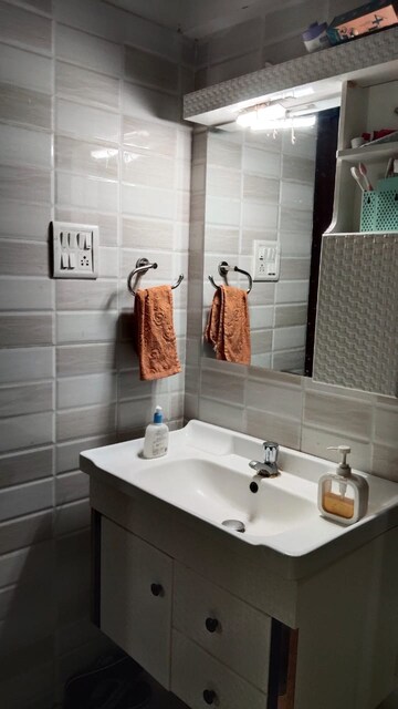 Bathroom in 2 BHK Apartment at B K Pate Golden Petals, Karve Nagar – for Rent