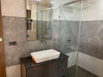 Bathroom in 4 BHK Builder Floor at Sushant Lok ii – for Sale