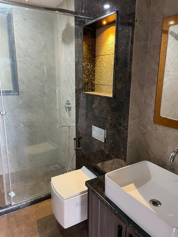 Bathroom in 4 BHK Builder Floor at Sushant Lok ii – for Sale