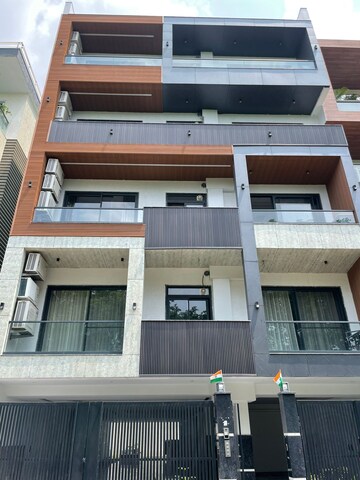4 BHK Builder Floor – Exterior View View at Sushant Lok ii - for Sale