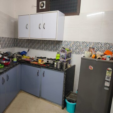 Kitchen in 1 RK Builder Floor at East Of Kailash – for Rent