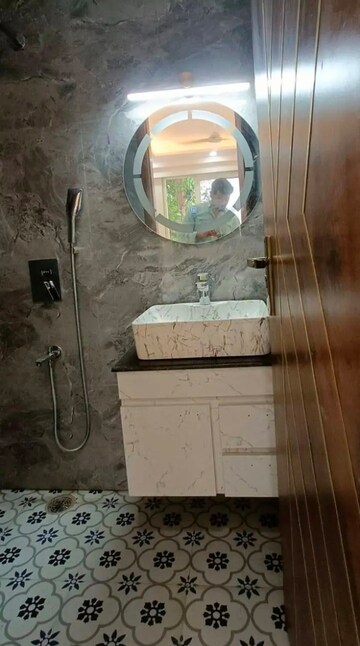 Bathroom in 4 BHK Builder Floor at Paryavaran Complex – for Rent
