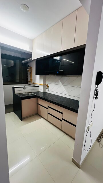 Kitchen in 3 BHK Apartment at Gala Glory, Bopal – for Rent