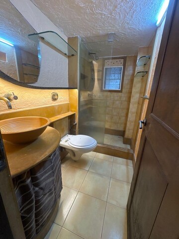 Bathroom in 2 BHK Apartment at Wellington Apartment, Andheri West – for Rent