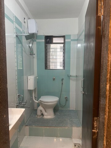 Bathroom in 2 BHK Apartment at Kamdhenu Pride, Kharghar – for Rent